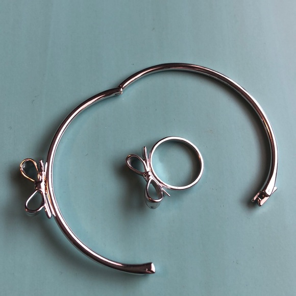 Kate Spade “Love Notes” Bangle & Ring Set - Picture 2 of 4